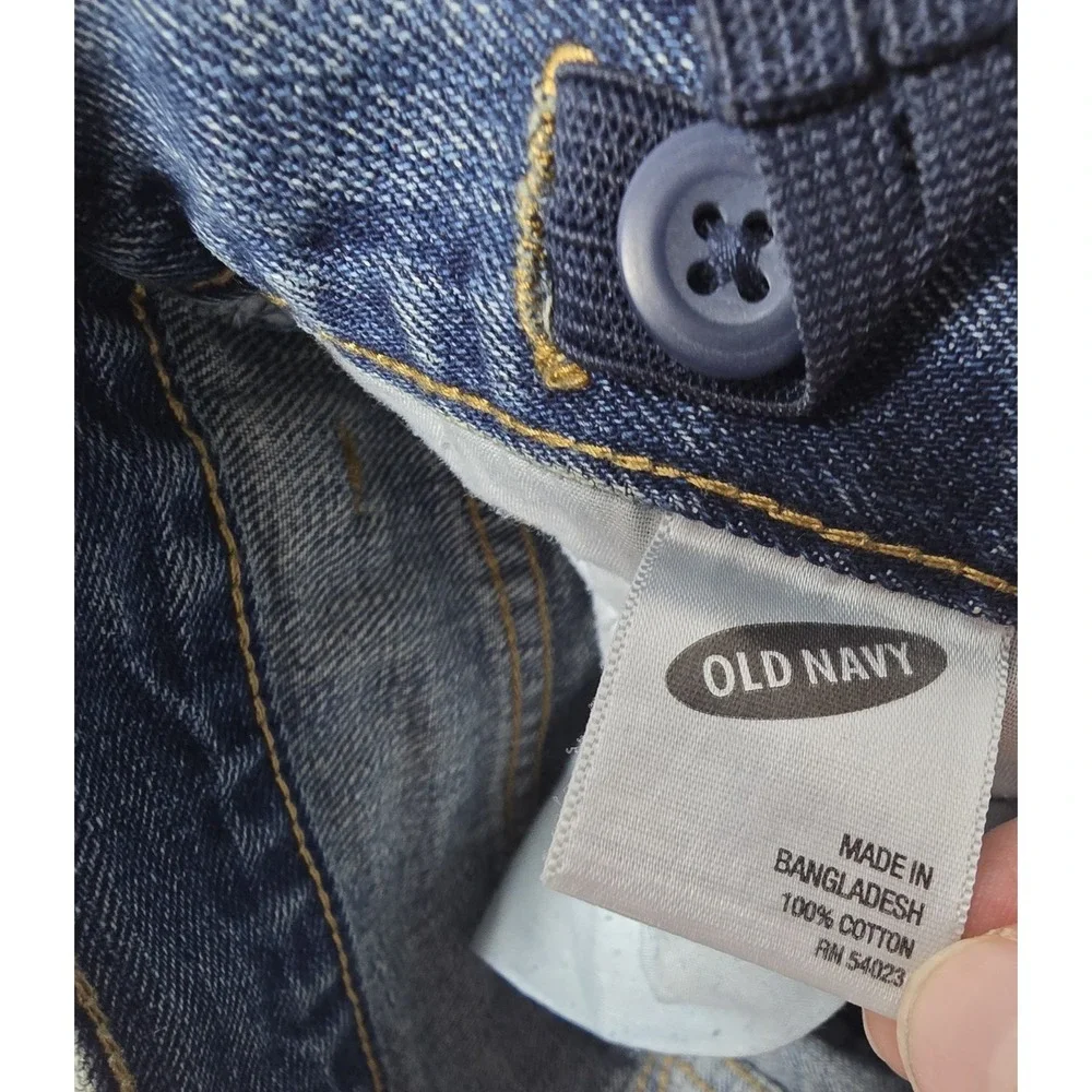 Old Navy Youth Jeans Size 10/12‎ Husky Adjustable Waist Medium Wash   (A9)